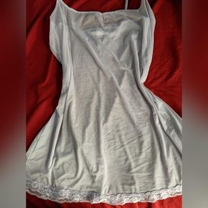 Sheer purple lingerie dress